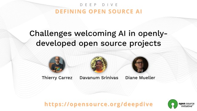 Challenges welcoming AI in openly-developed open source projects