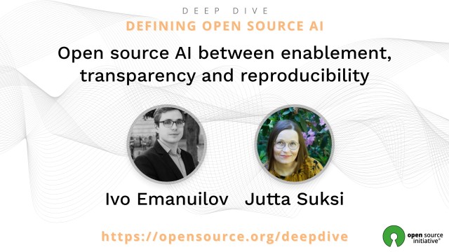 Open source AI between enablement, transparency and reproducibility