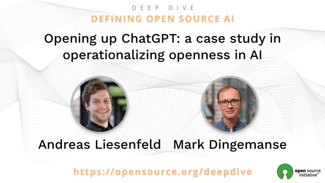 Opening up ChatGPT: a case study in operationalizing openness in AI